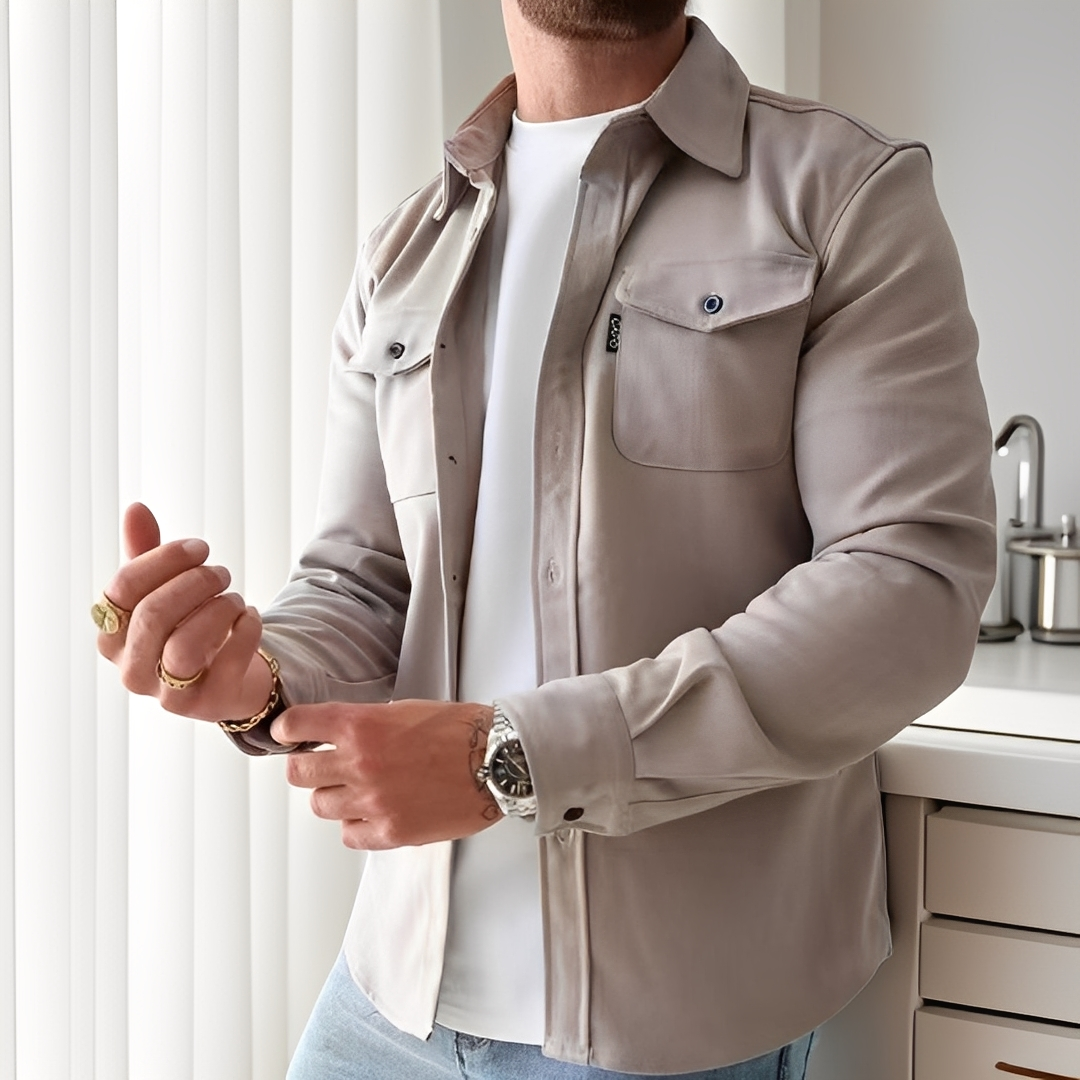 Aadolf - Herrenjacke im übergroßen und lockeren Stil