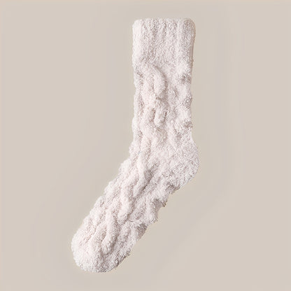 Neely - Allround Samt-Fleece-Socken für Wärme