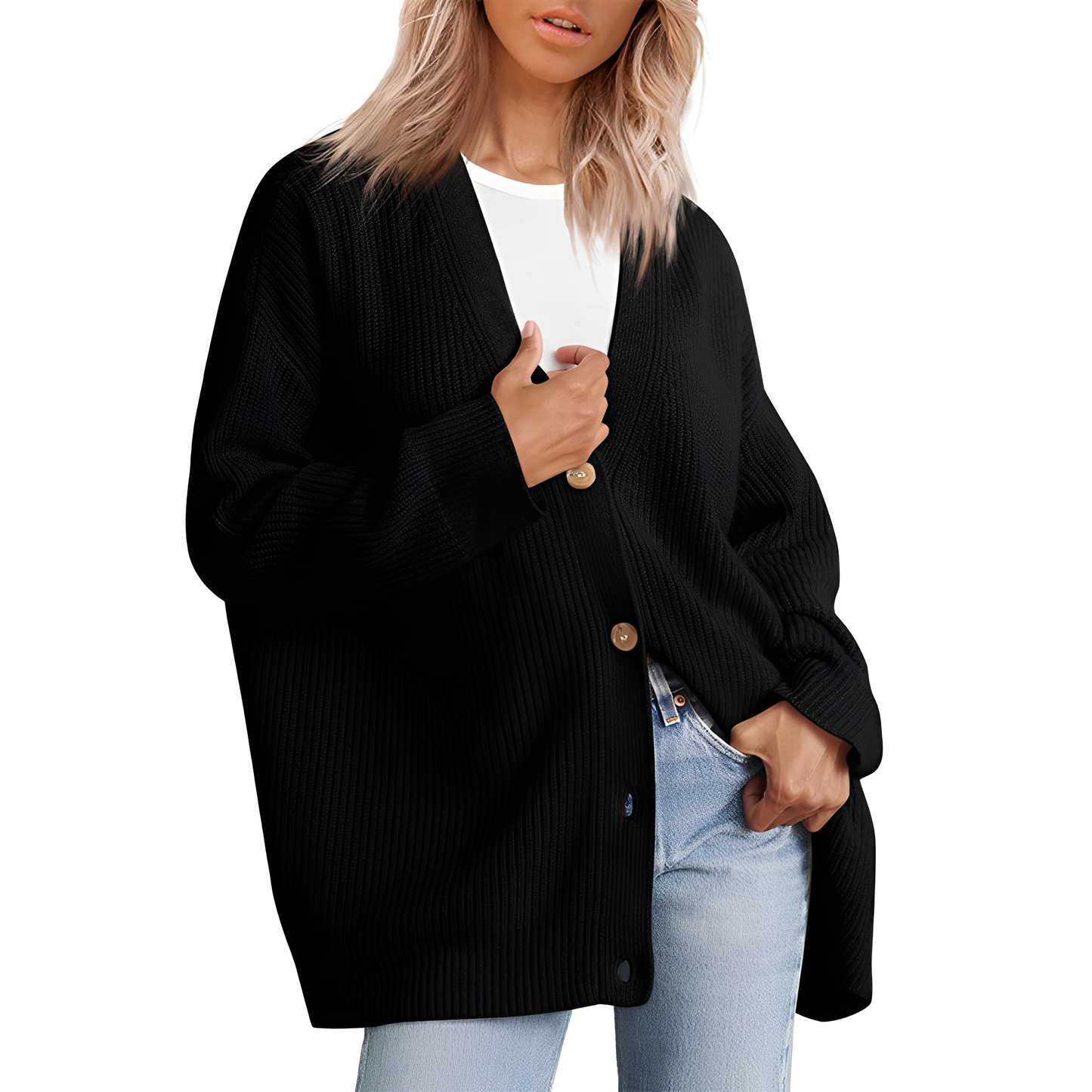 Christal - Lockerer Oversize-Cardigan für Damen
