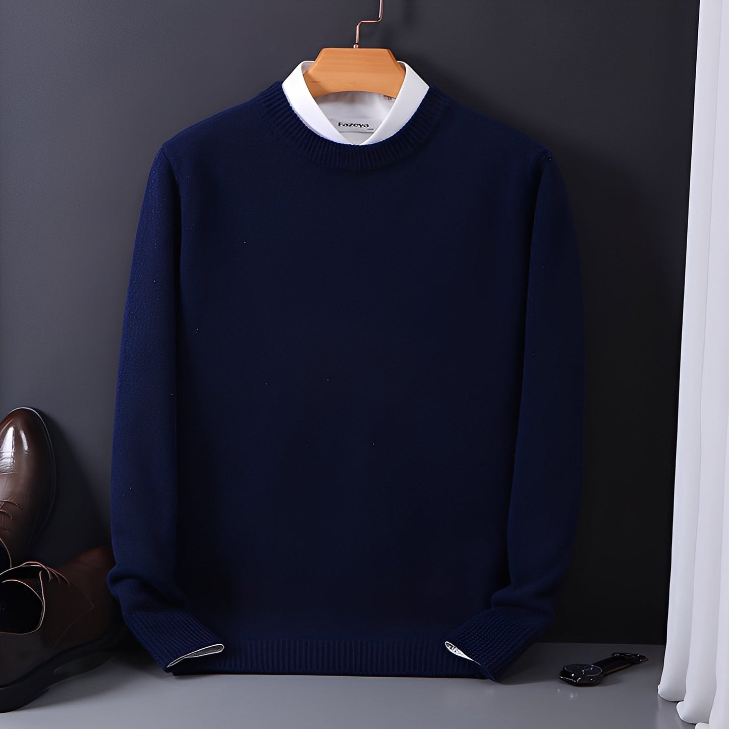 Inigo - Eleganter, bequemer Kaschmirpullover für Männer