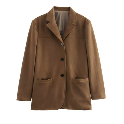 Ashlea - Stilvoller Damenblazer mit Revers und Rock