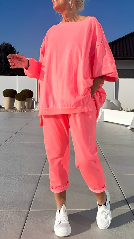 Eleanore - Komfortables Damen-Set mit weitem Oberteil und Hose