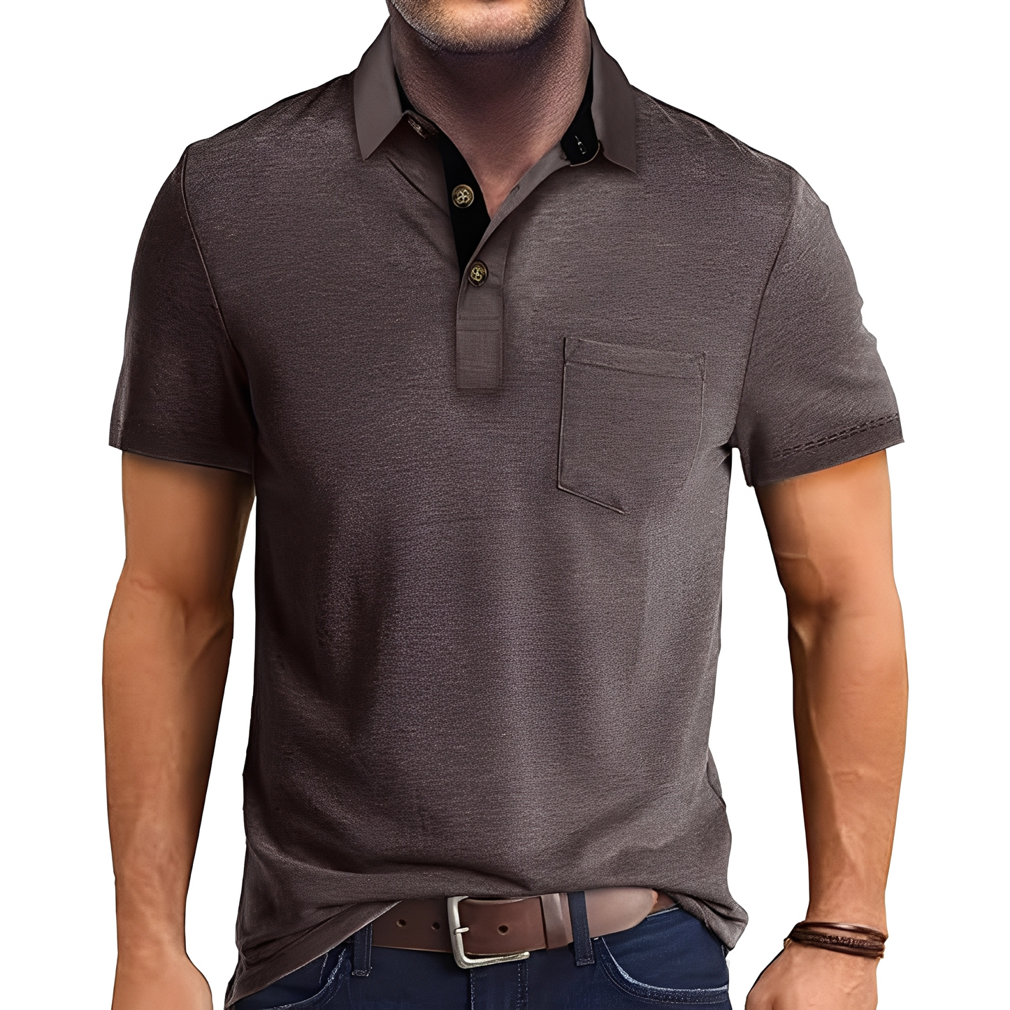 Abner - Traditionelles Herren-Poloshirt mit kurzen Ärmeln