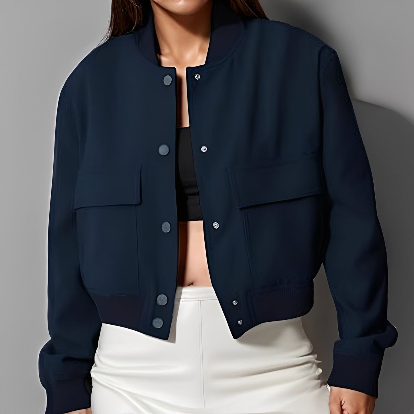 Marva - Bequeme, lockere Jacke mit großen Taschen für Damen