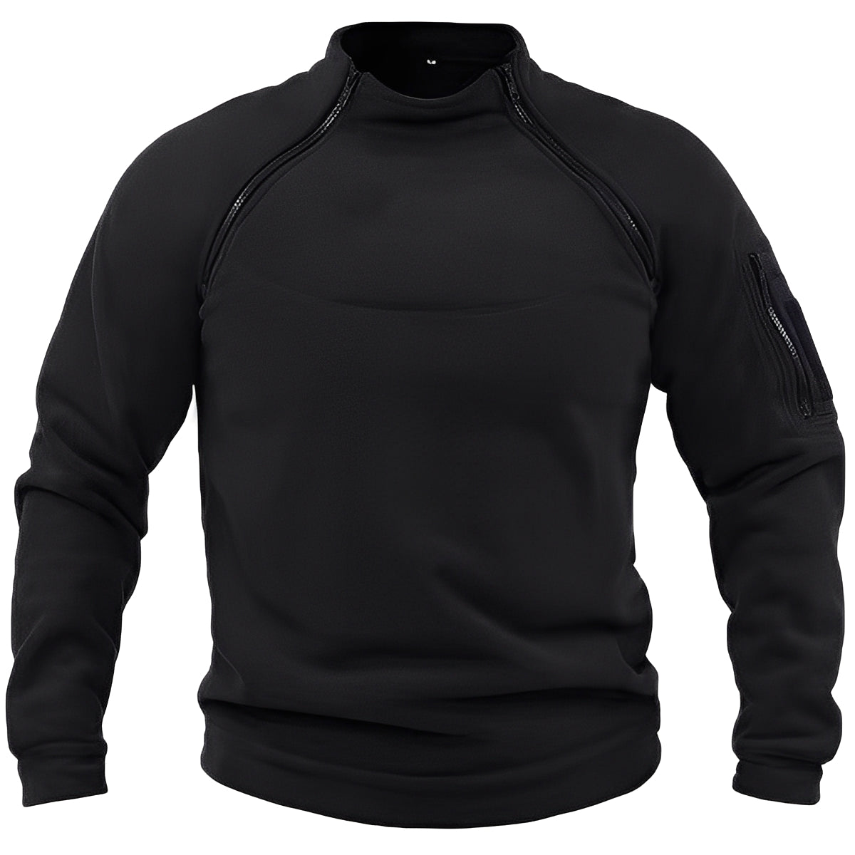 Wilbur - Herren-Fleecepullover mit Reißverschluss für Sport