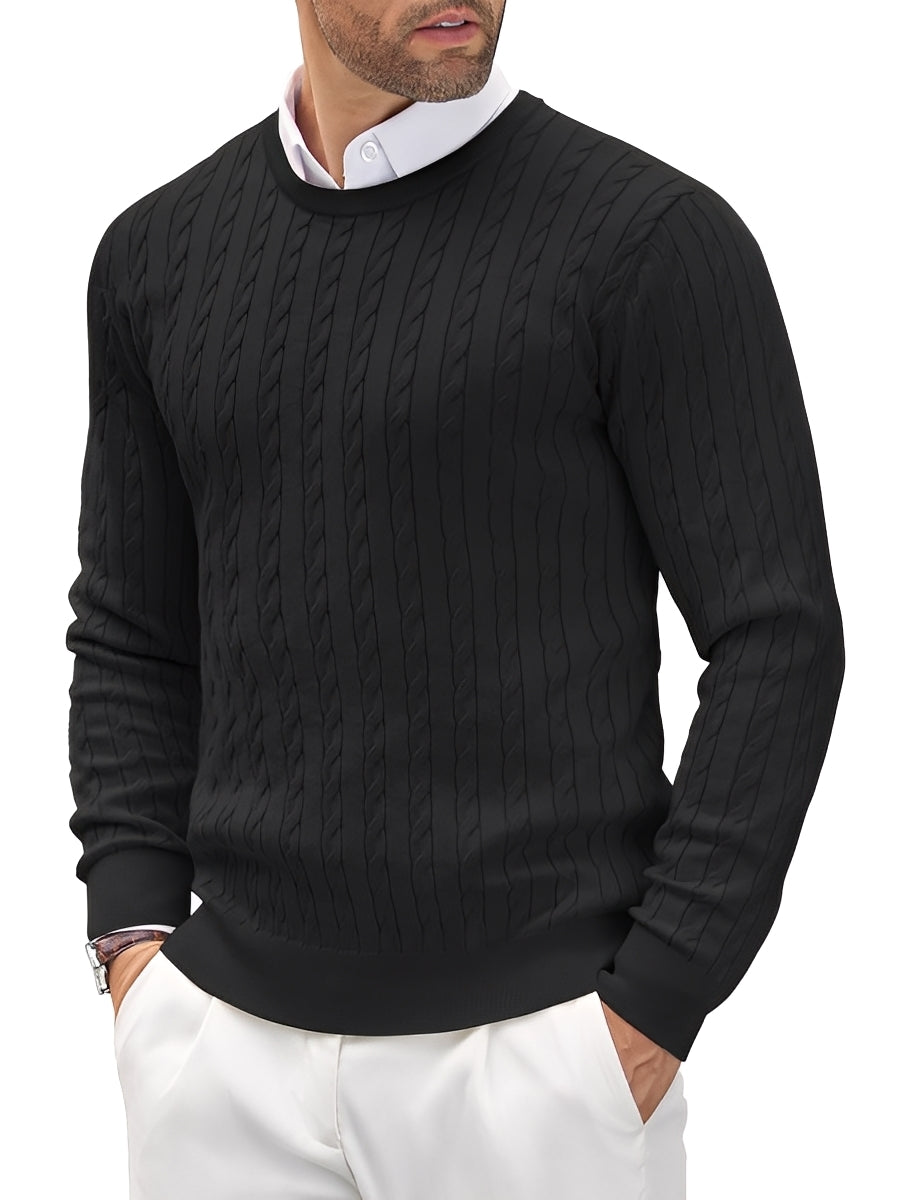 Romilly - Komfortabler, schmal geschnittener Herrenpullover