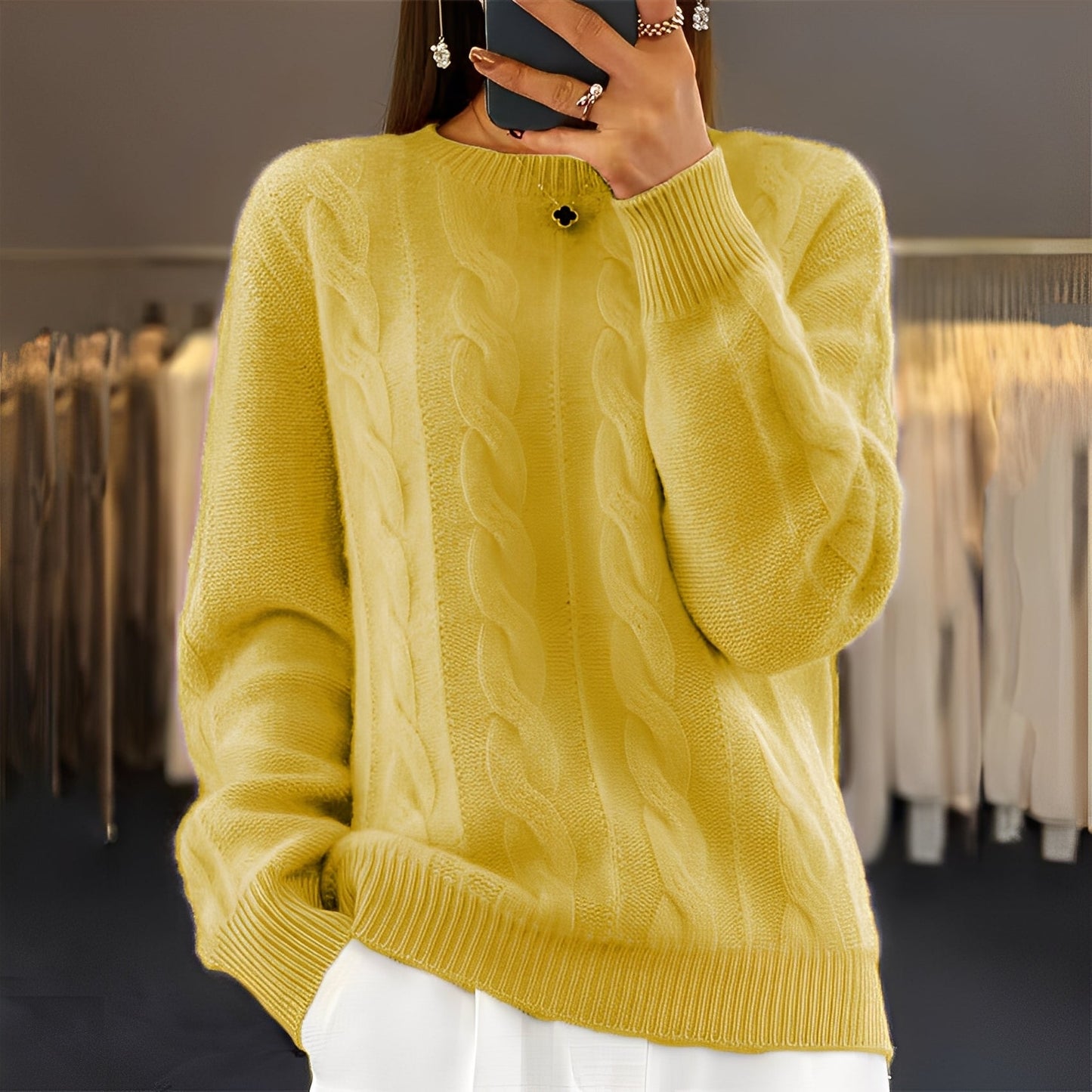 Leanne - Edler Damenpullover für alle Zeiten
