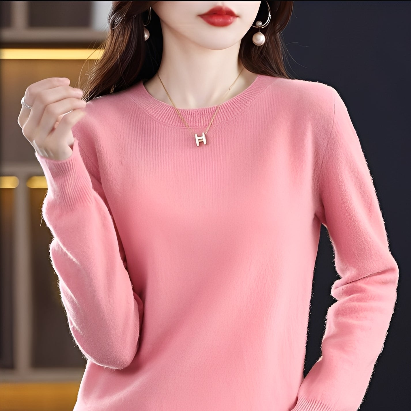 Julia - Schicker, figurbetonter Damen-Wollpullover