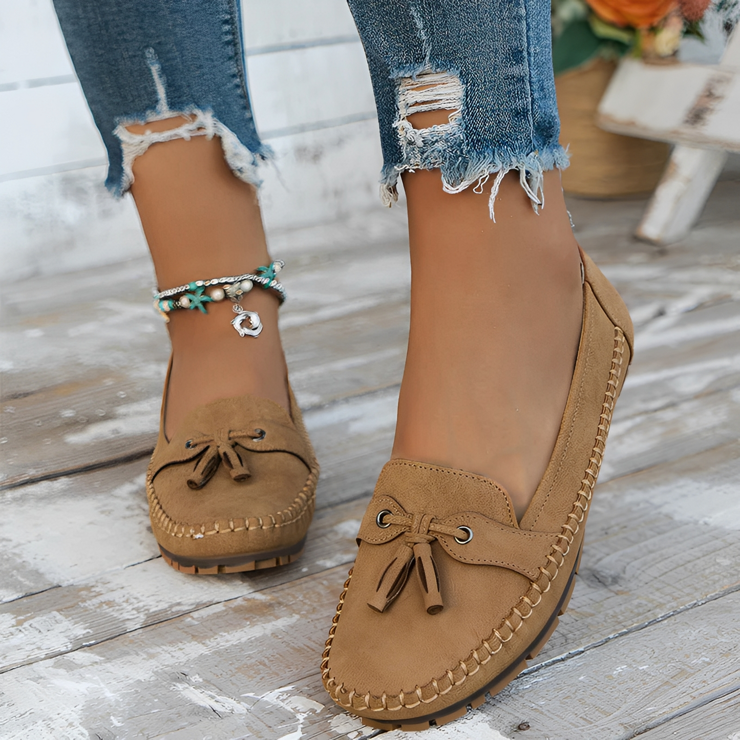 Annikae - Stilvolle orthopädische Mokassins für Damen