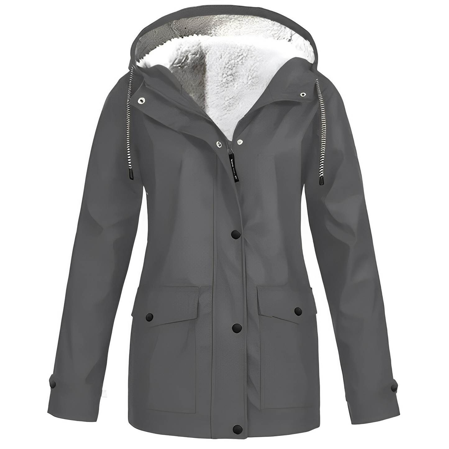 Sherlyn - Damen-Outdoormantel mit Kapuze und kuscheligem Innenfutter