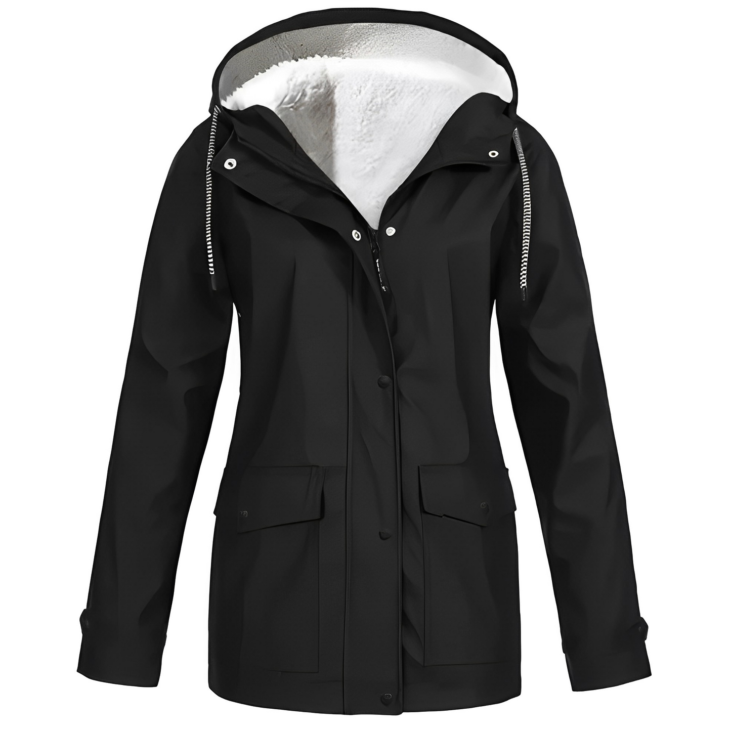 Sherlyn - Damen-Outdoormantel mit Kapuze und kuscheligem Innenfutter