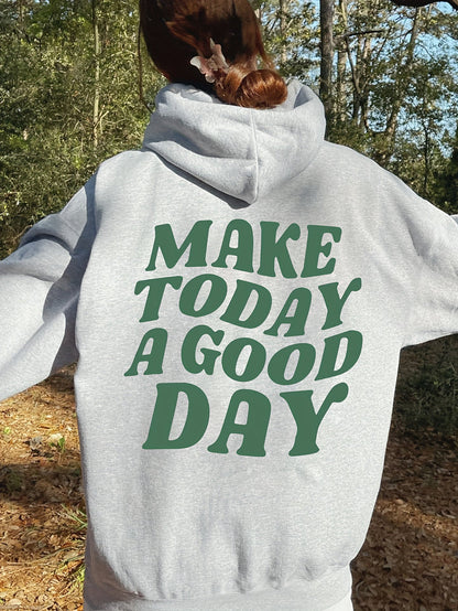Good Day! – Statement-Hoodie Baumwolle