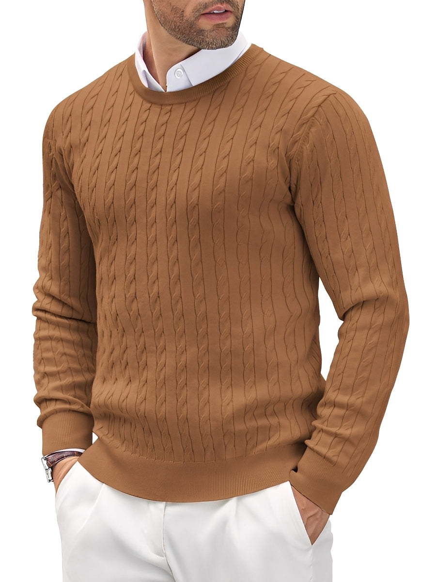 Romilly - Komfortabler, schmal geschnittener Herrenpullover