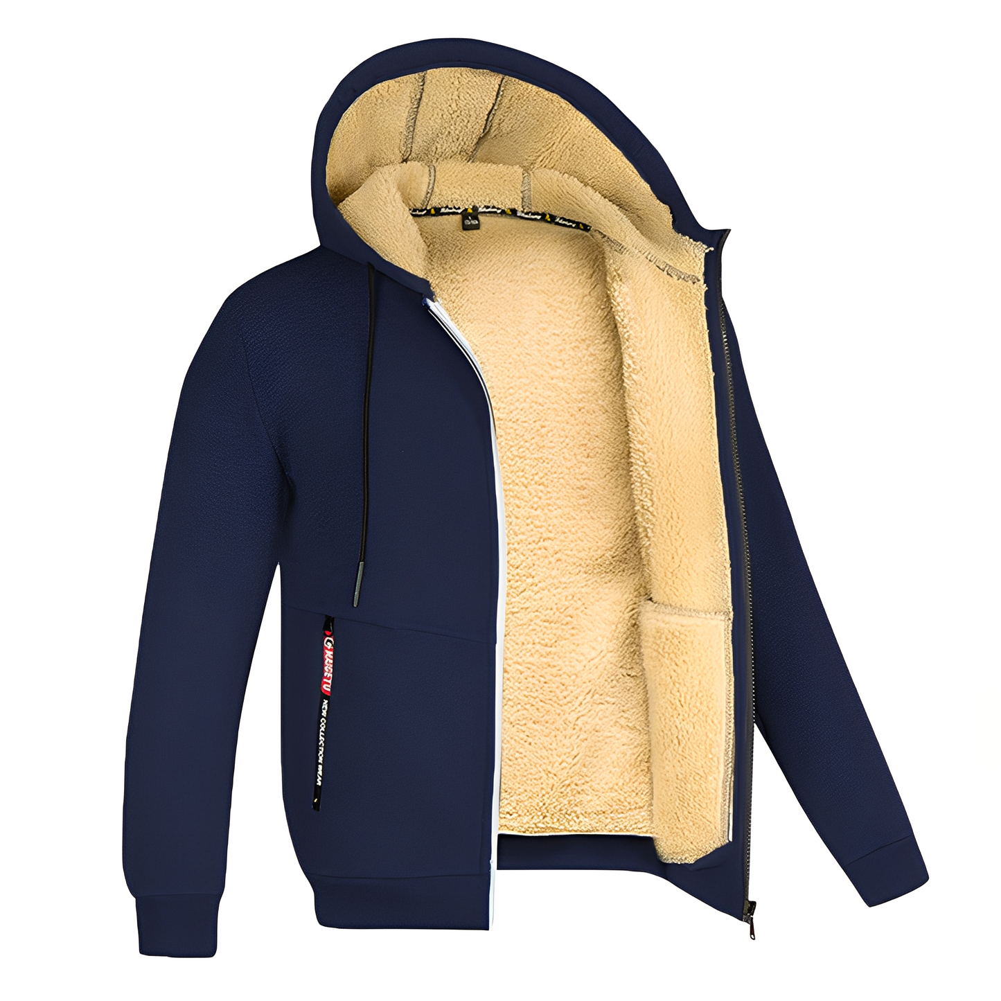 Davin - Gemütliche Fleecejacke für Männer mit Kapuze