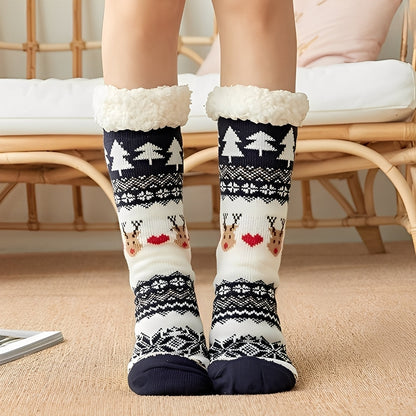 Kassia - Warme Damen-Weihnachtssocken