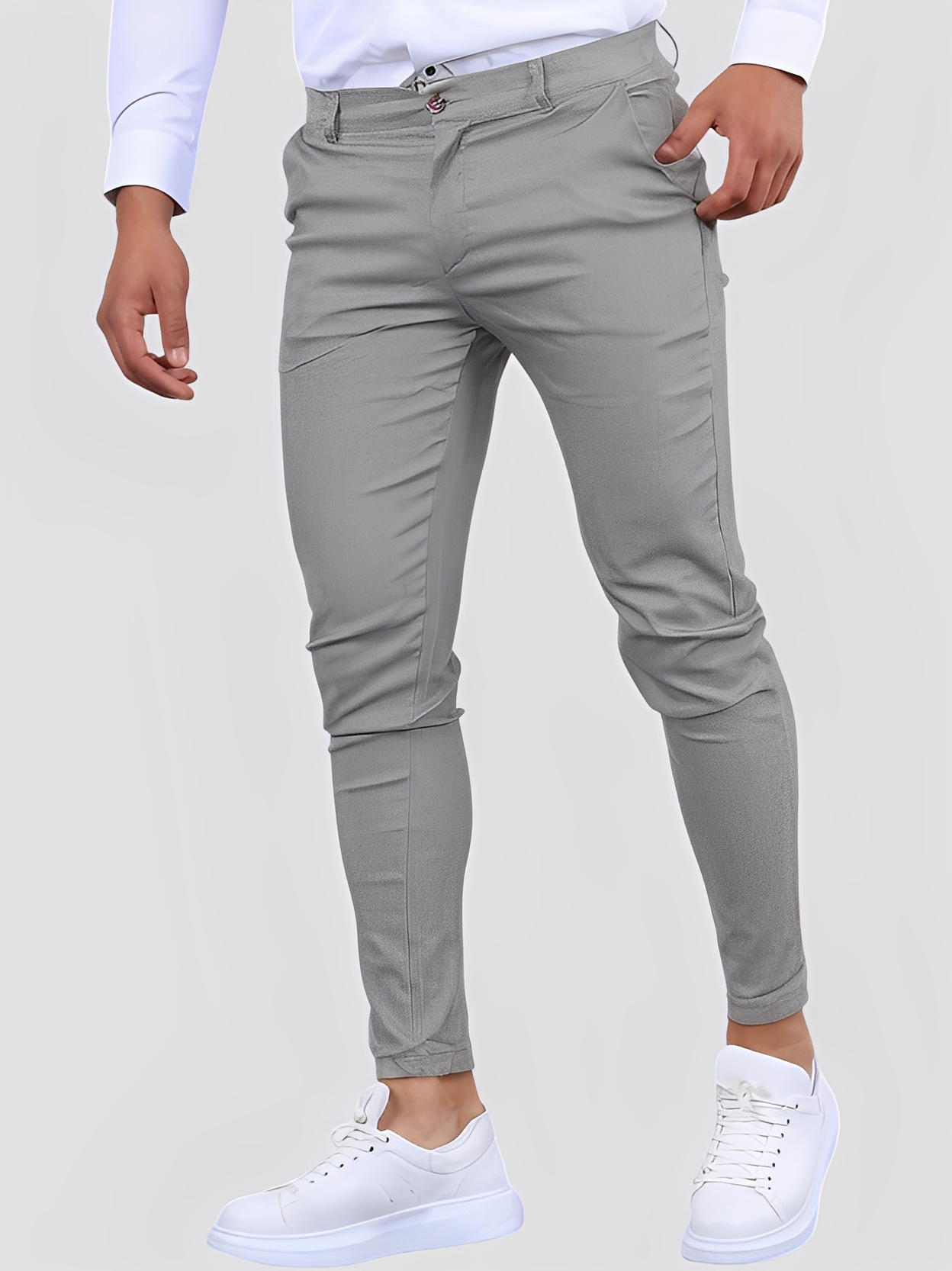 Shelton - Bequeme, dehnbare Herrenhose im schmalen Schnitt
