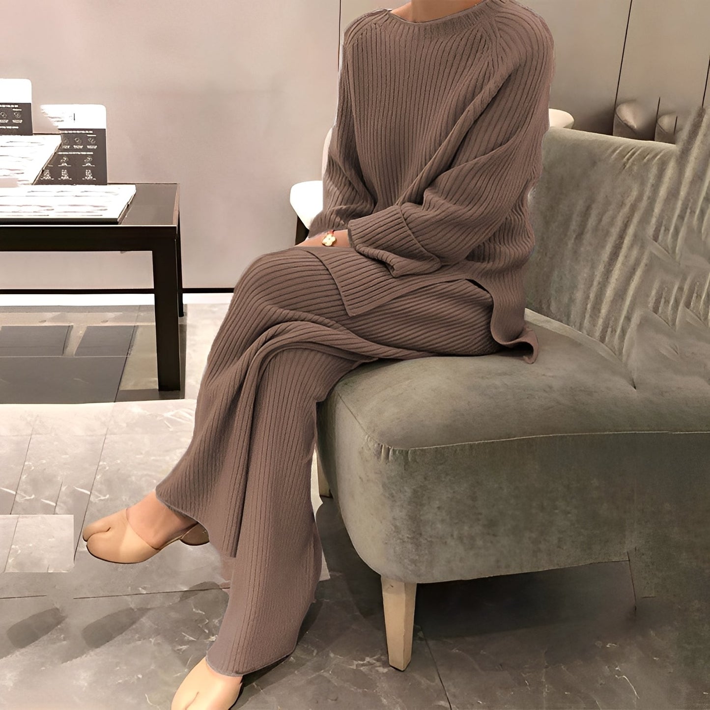 Carolina - Bequemes und lässiges Strick-Set für Damen