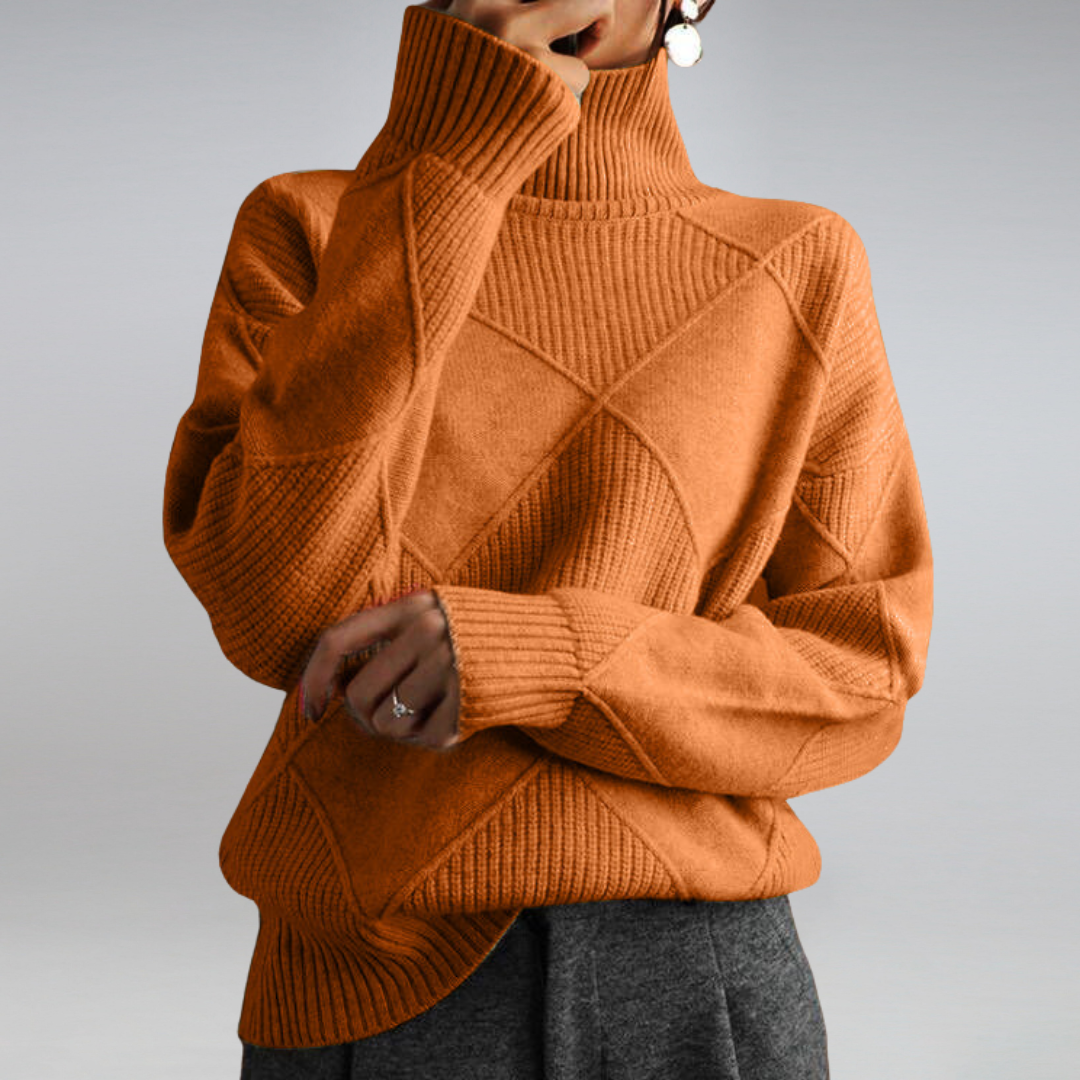 Camille – Damen-Kaschmir-Rollkragenpullover