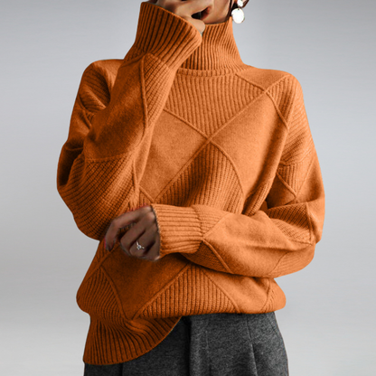 Camille – Damen-Kaschmir-Rollkragenpullover