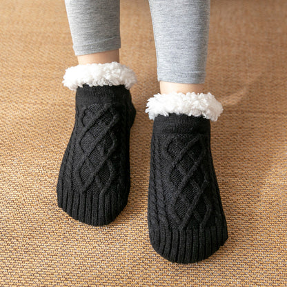 Raquel - Bequeme und rutschfeste Damenplüschsocken für die Winterzeit