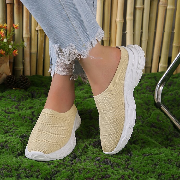 Malani - Moderne Damen Slip-On Sneaker mit Keilabsatz