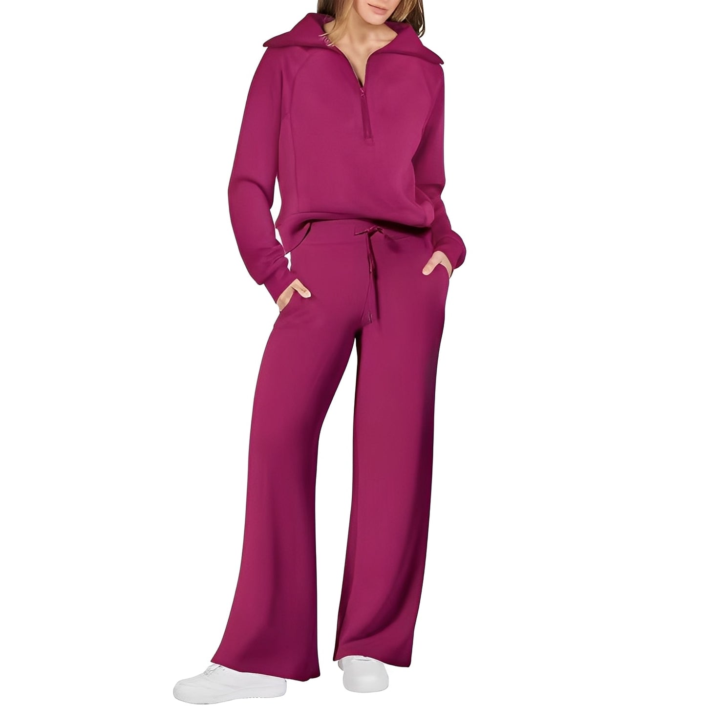 Cécile - Bequemes Damen-Set aus Pullover und Hose