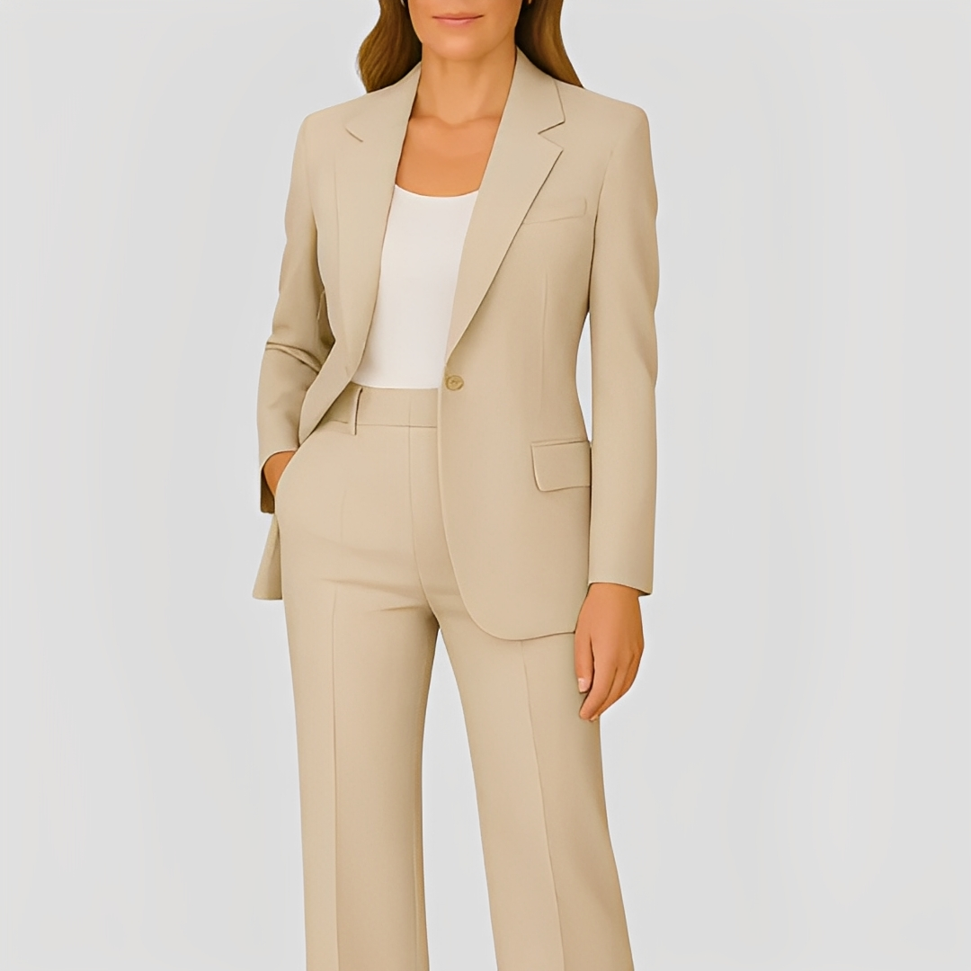 Maeva - Eleganter langer Blazer und Damenanzug