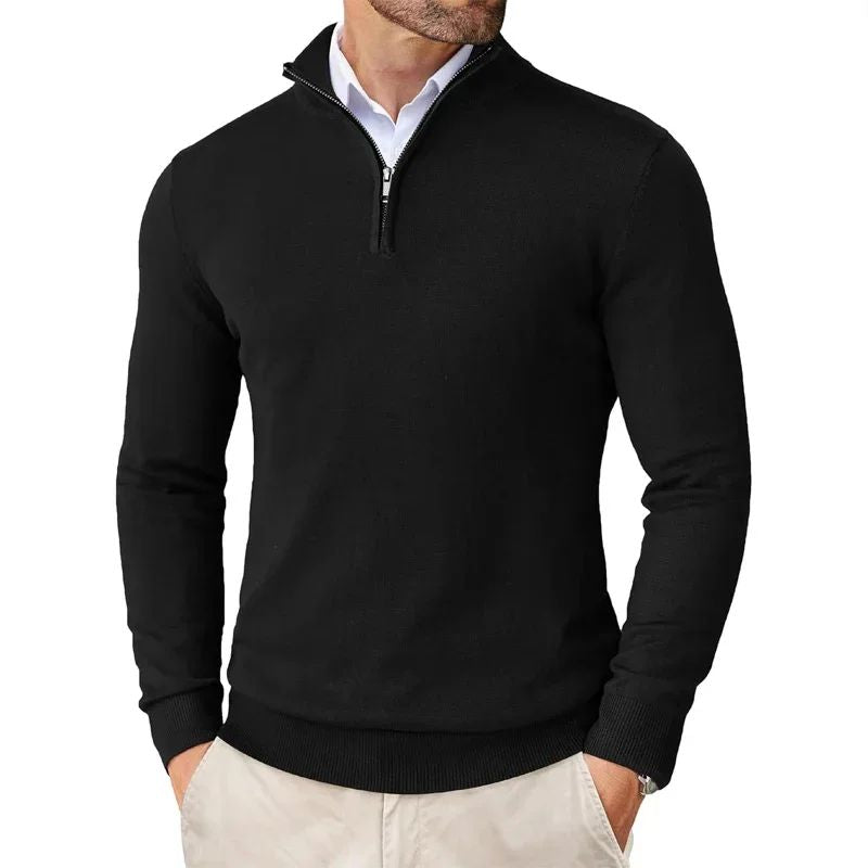Bowen - Modischer Herrenpullover mit Zipper