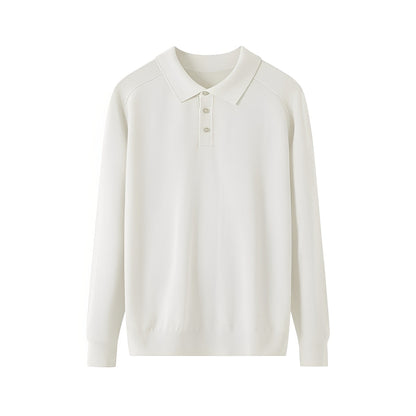 Anton - Entspannter Wollpullover mit Reverskragen für Herren