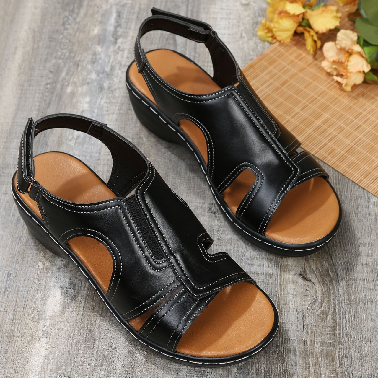 Duana - Bequeme Damensandalen mit Luftpolster