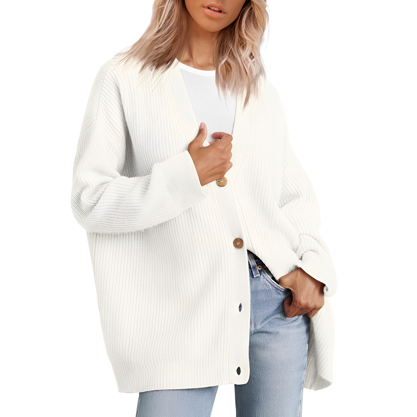 Christal - Lockerer Oversize-Cardigan für Damen