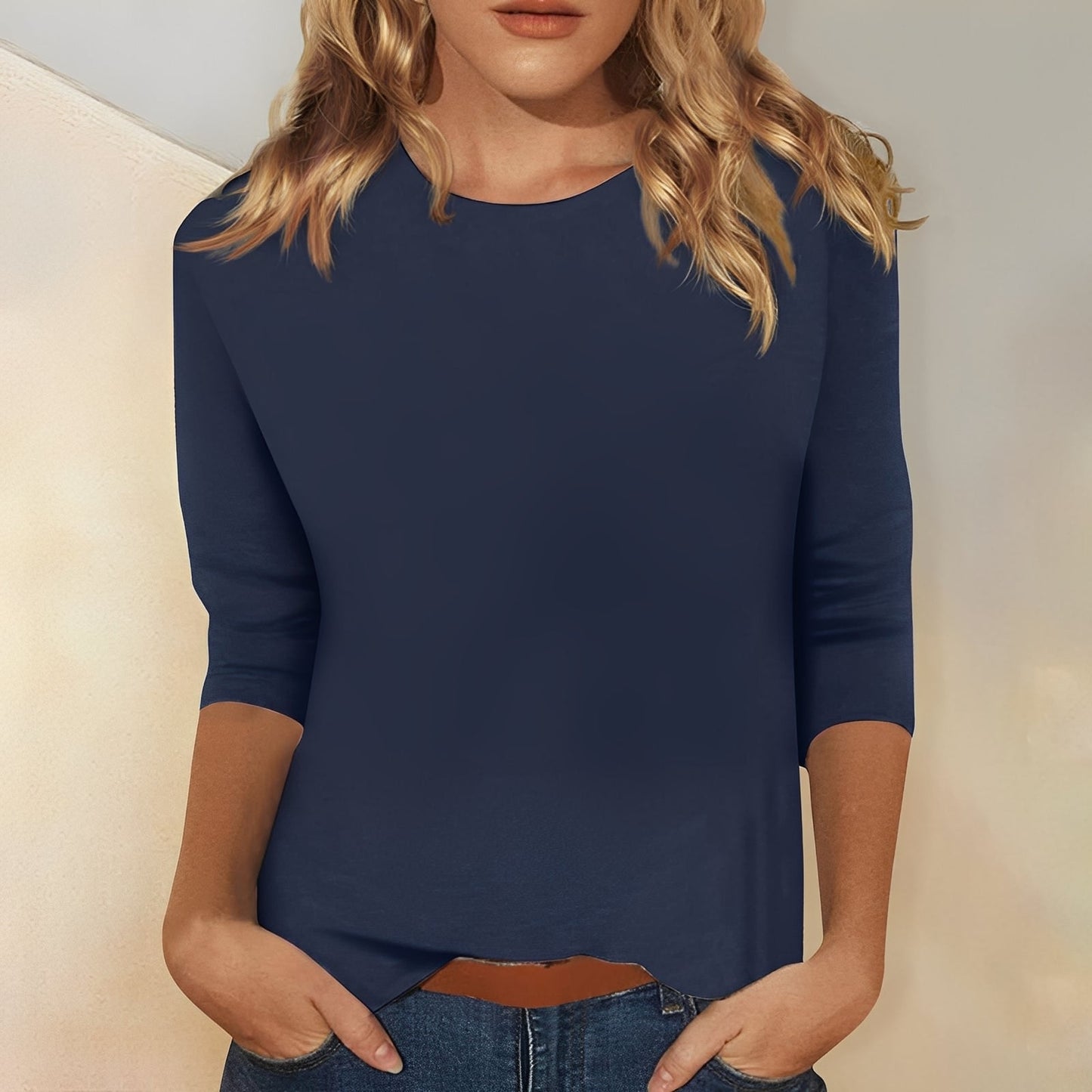 Clara - Damen-Baumwollbluse im lockeren Stil