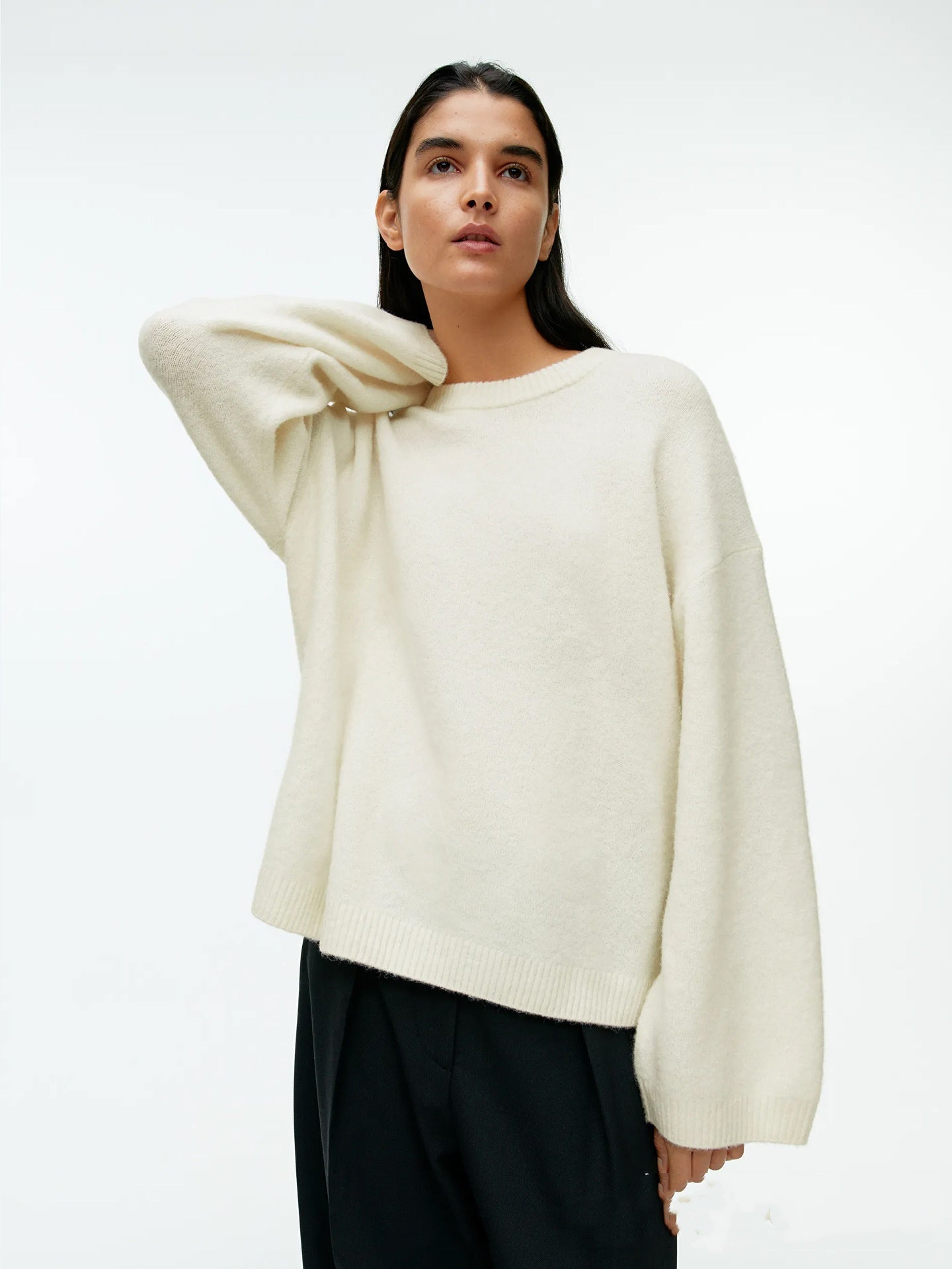 Caelie - Bequemer, dicker Damen-Kaschmirpullover