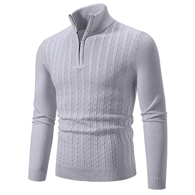 Derryl - Eleganter Herrenpullover mit Zopfmuster