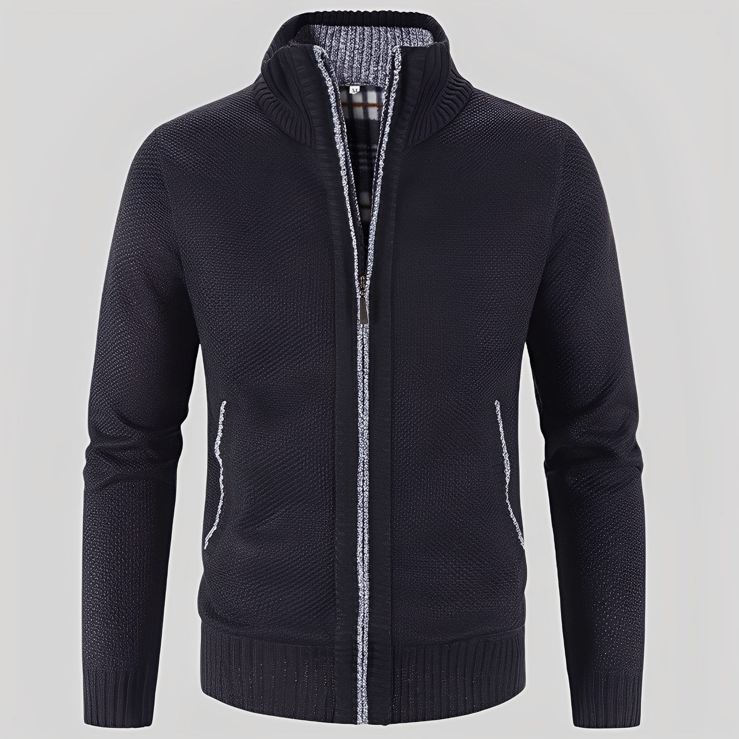 Kelvin - Einfache Herrenjacke mit Reißverschluss