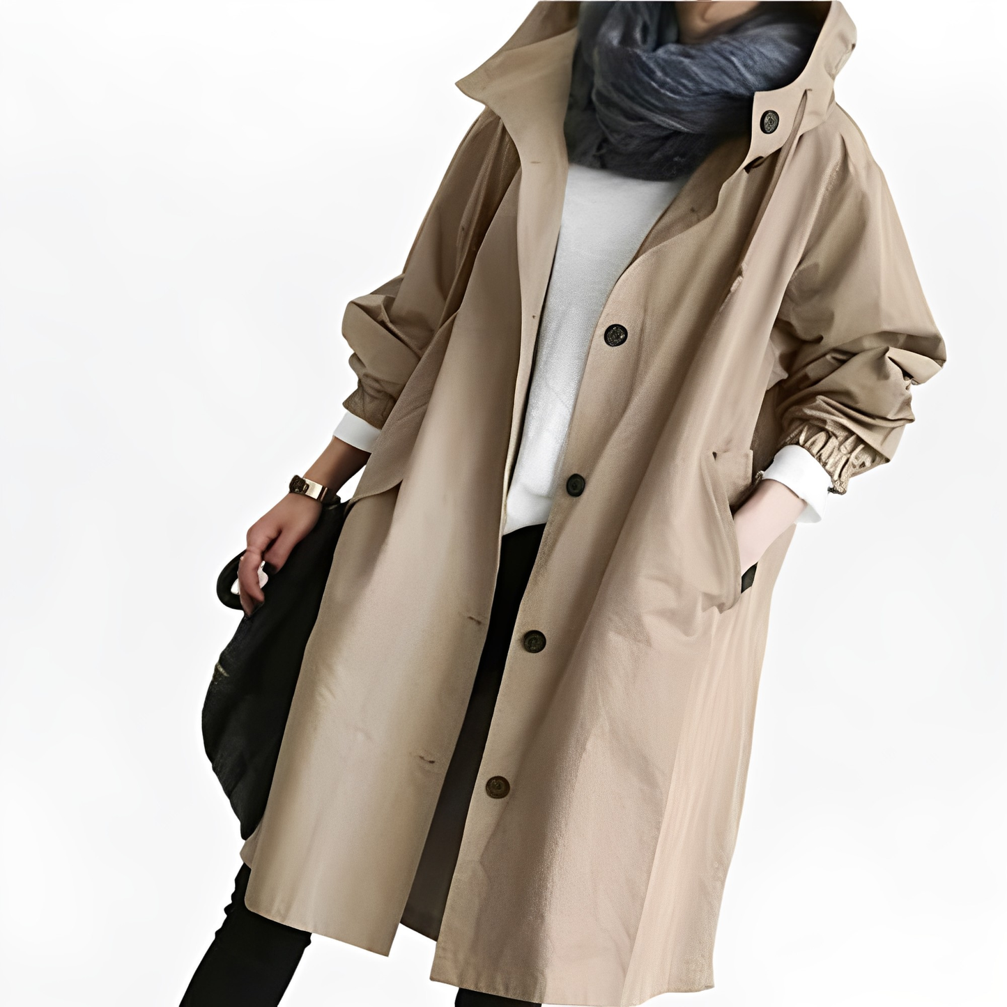 Giselle - Wasserfeste Regenjacke mit Kapuze für Damen
