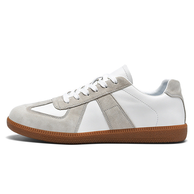 Irene - Elegante Damen-Sneakers aus Leder und Canvas
