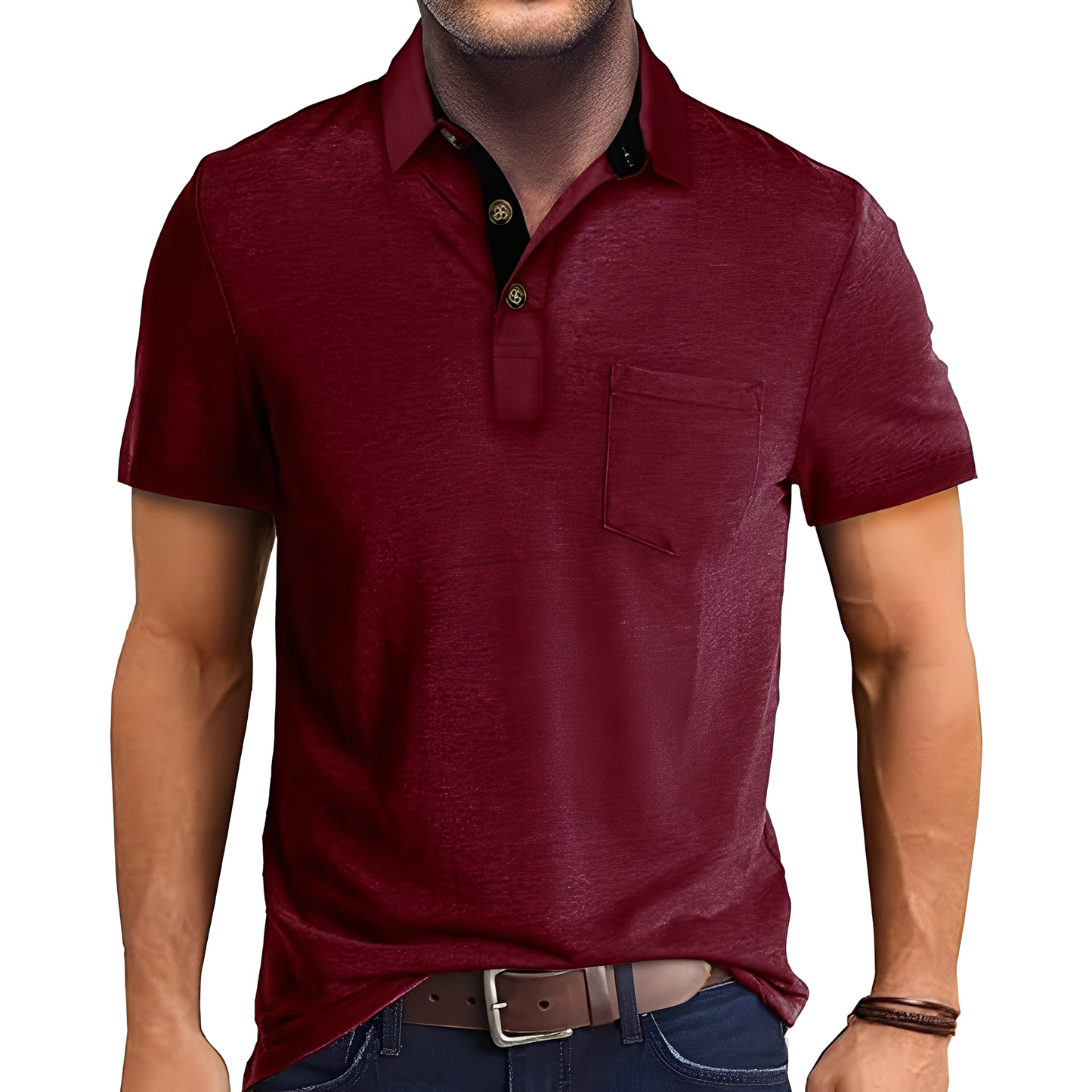 Abner - Traditionelles Herren-Poloshirt mit kurzen Ärmeln