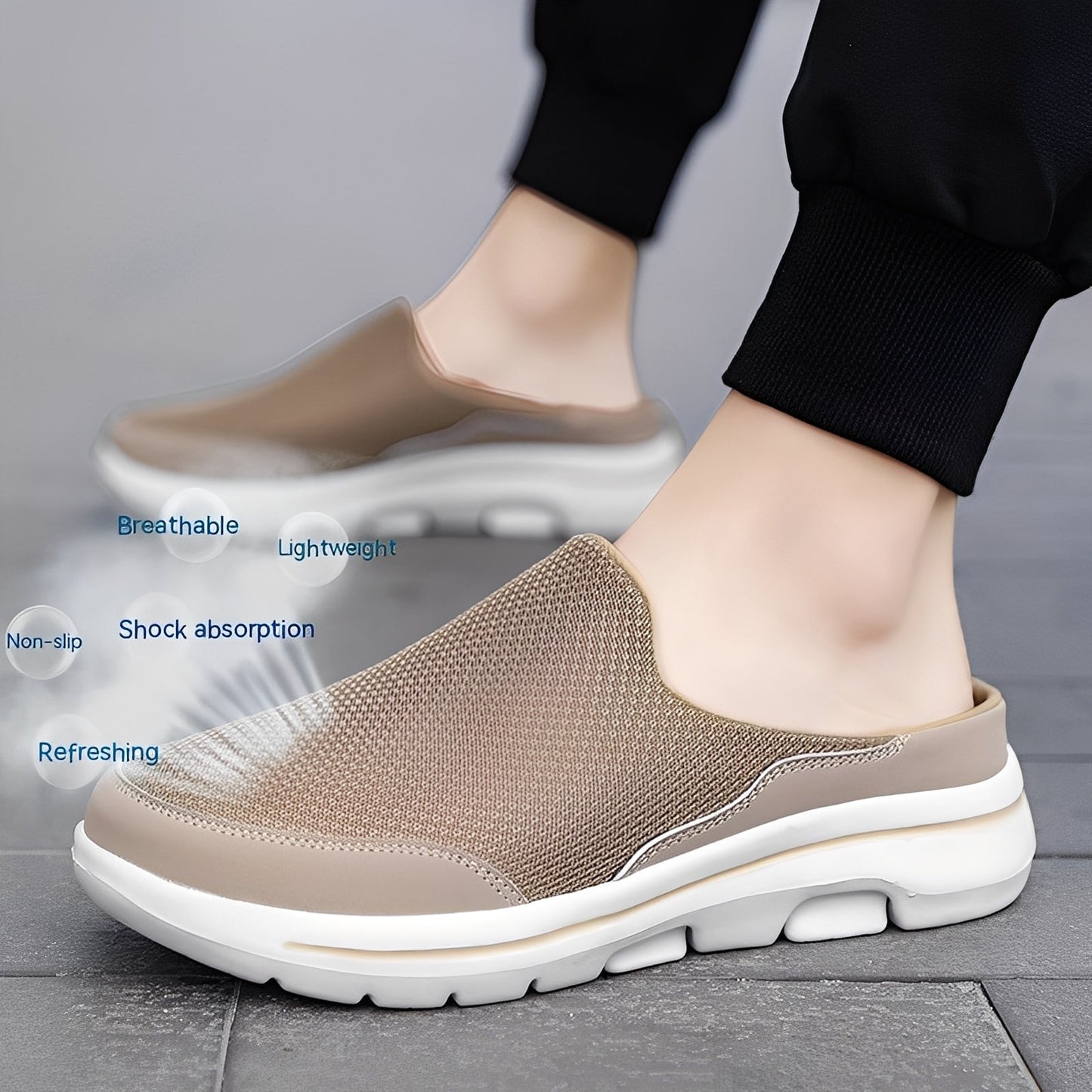 Harrison - Bequeme Slip-On-Schuhe mit gepolsterter Sohle