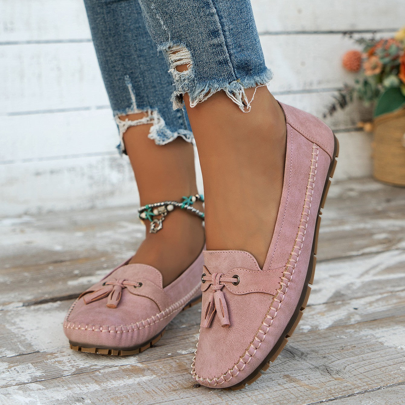 Megan - Komfortabler orthopädischer flacher Damenschuh