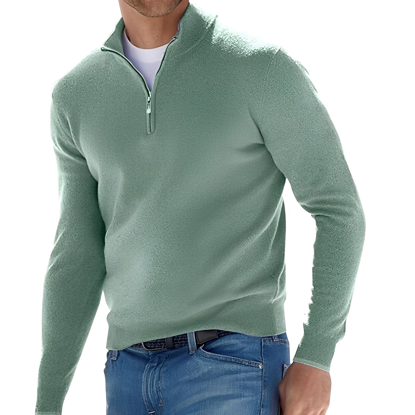Eliott – Men's sweater with zipper and contemporary design