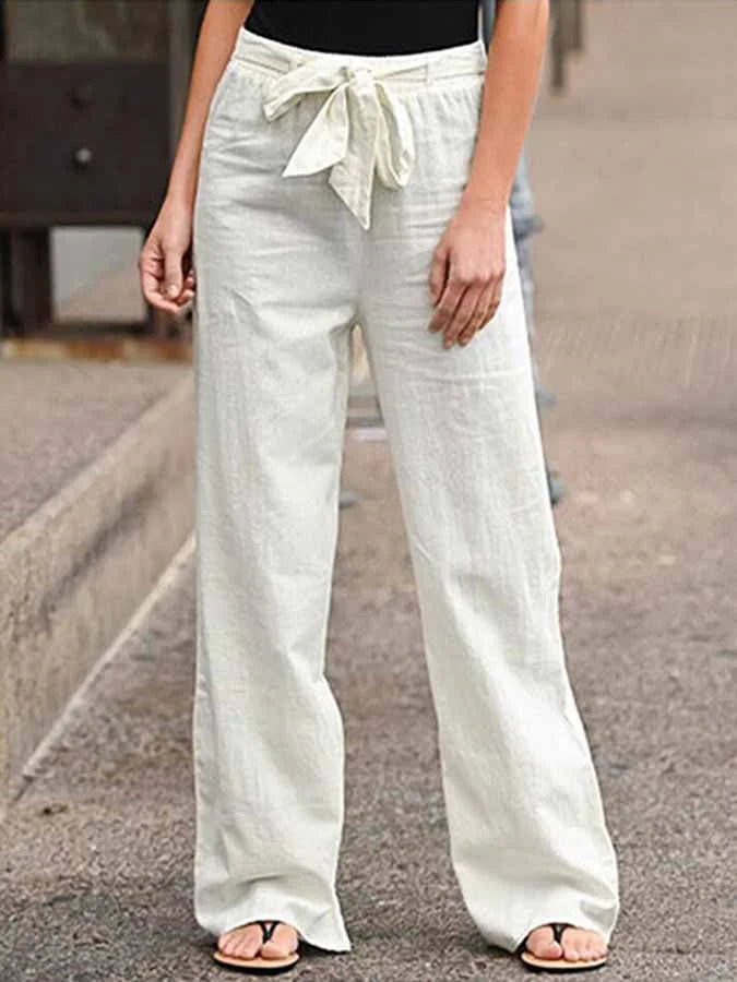 Rosanne - Light Linen Trousers