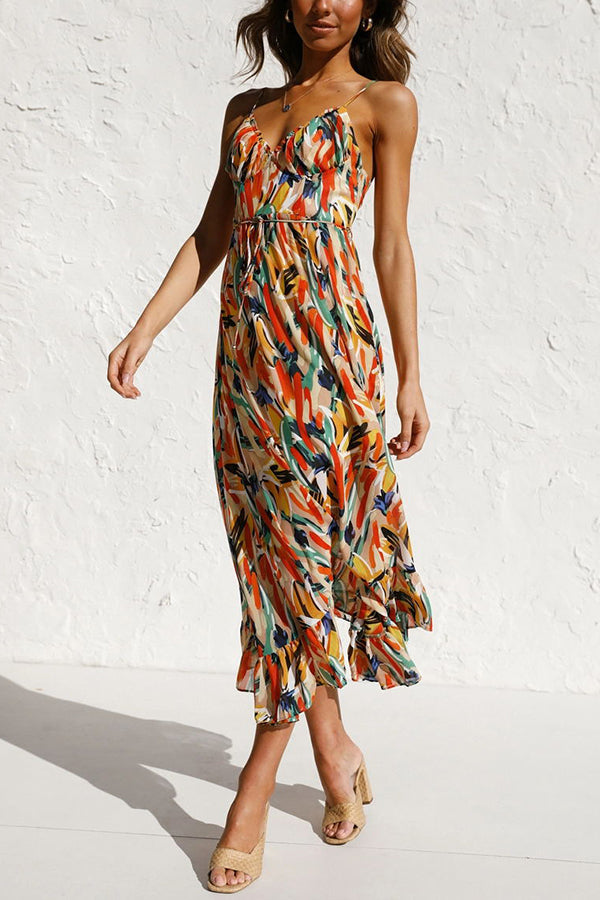 Charité – Farbenfrohes Midi-Kleid