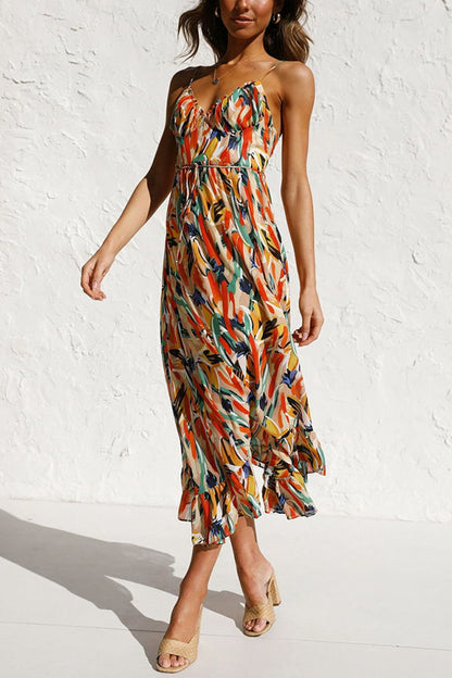 Charité – Farbenfrohes Midi-Kleid