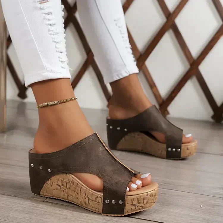 Luna - Orthopedic Platform Sandals with Fashionable Style