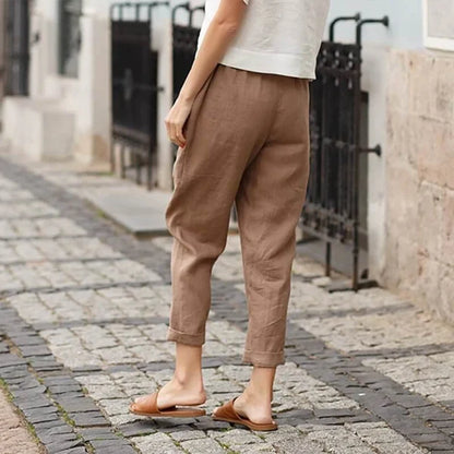 Ember - Loose Trousers Made of Flax and Cotton