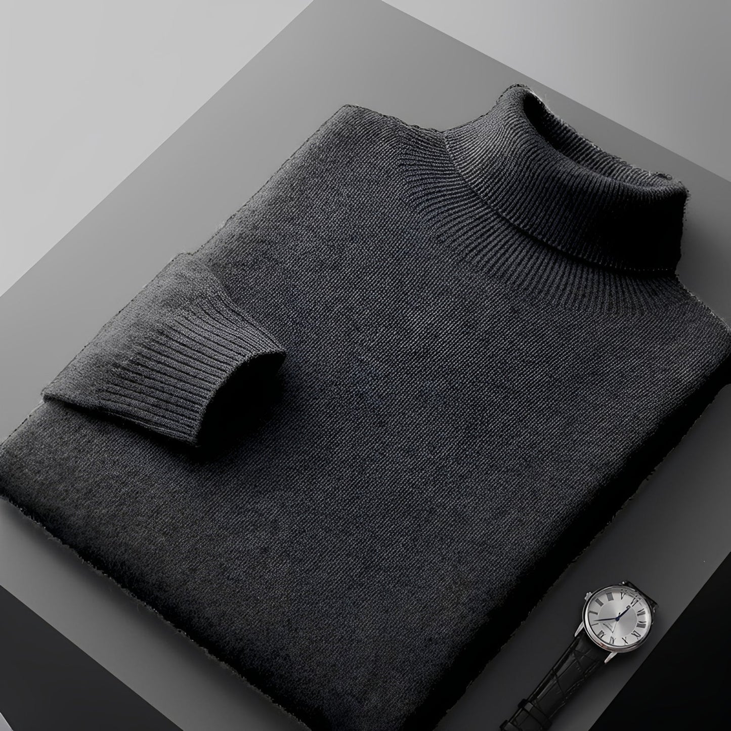 Adrian - Bequemer Rollkragenpullover für Herren im lockeren Schnitt