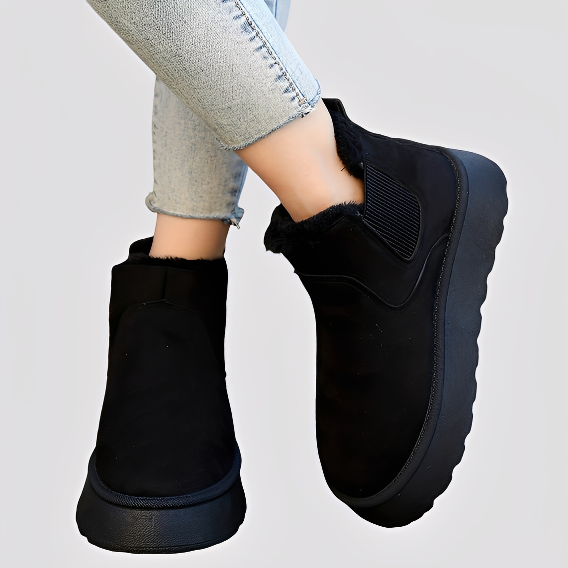 Henie - Damenstiefel mit warmem Fleecefutter