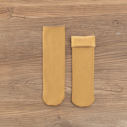 Gloria - Flauschige Samt-Wintersocken für Damen