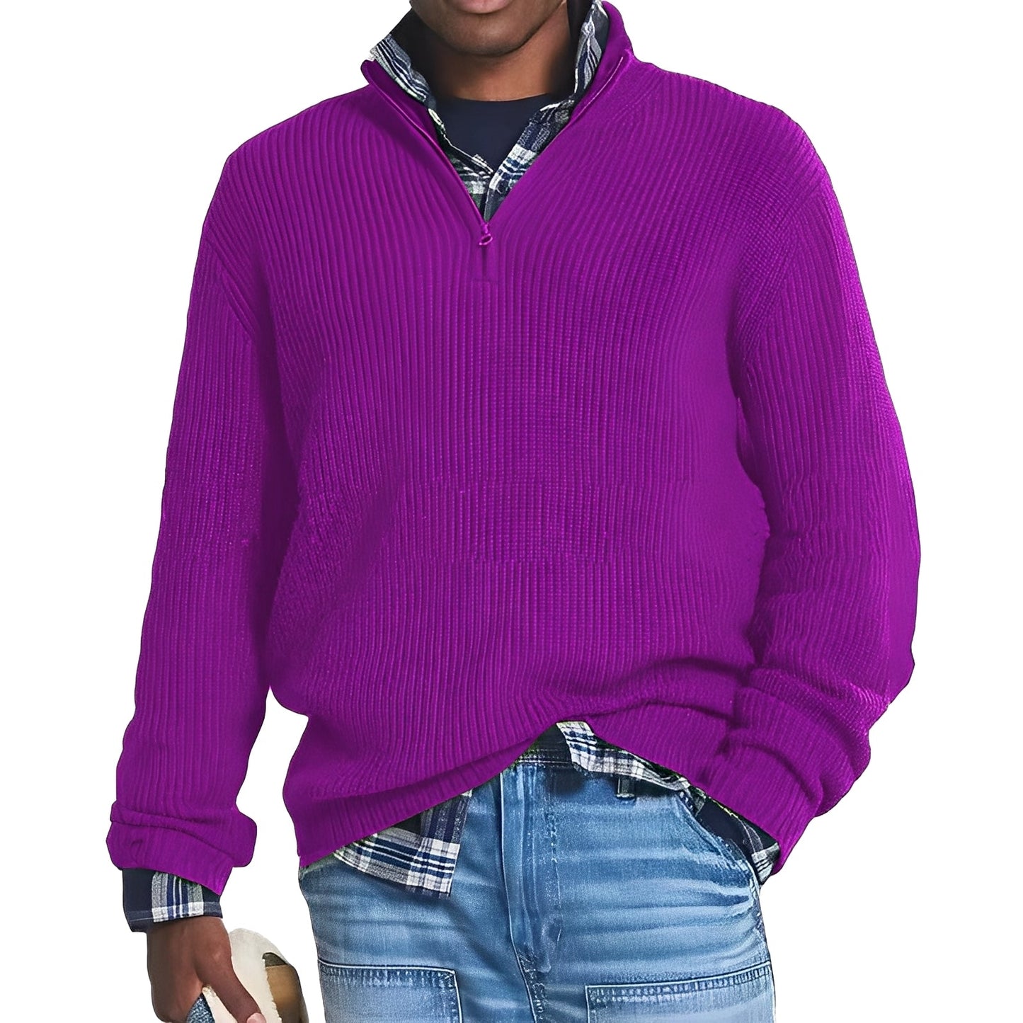 Nickolas - Einfacher, gemütlicher Herrenpullover